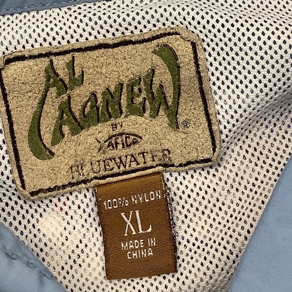 Men’s Fishing Shirt Al Agnew Button Up Vented Collared Outdoor Outerwear XL - Picture 10 of 12